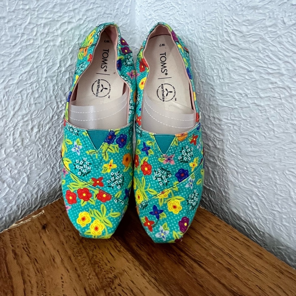 Toms Floral Alpargata Shoes